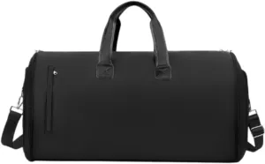 Garment Bag Large Capacity Business Travel Bag for Outdoor for Men Women Camping, Black