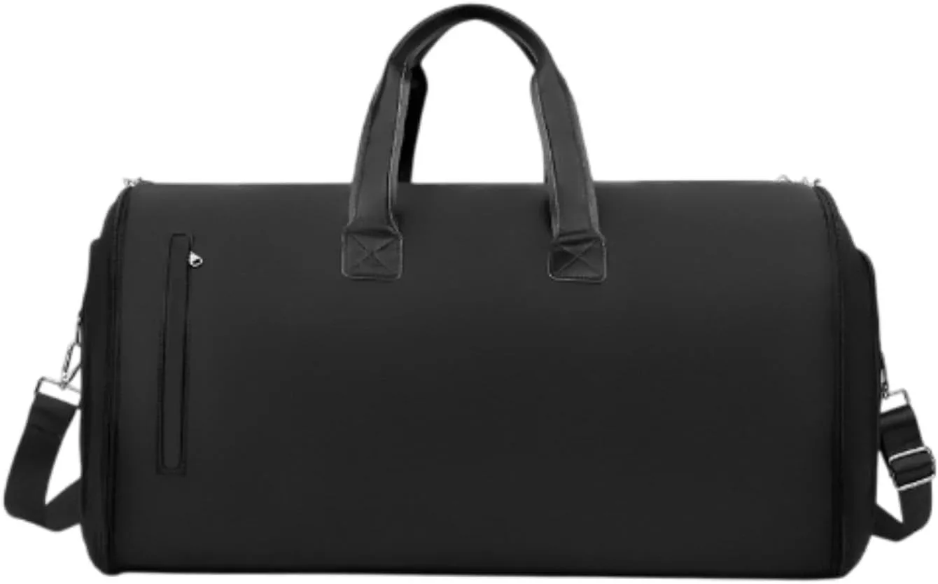 Garment Bag Large Capacity Business Travel Bag for Outdoor for Men Women Camping, Black