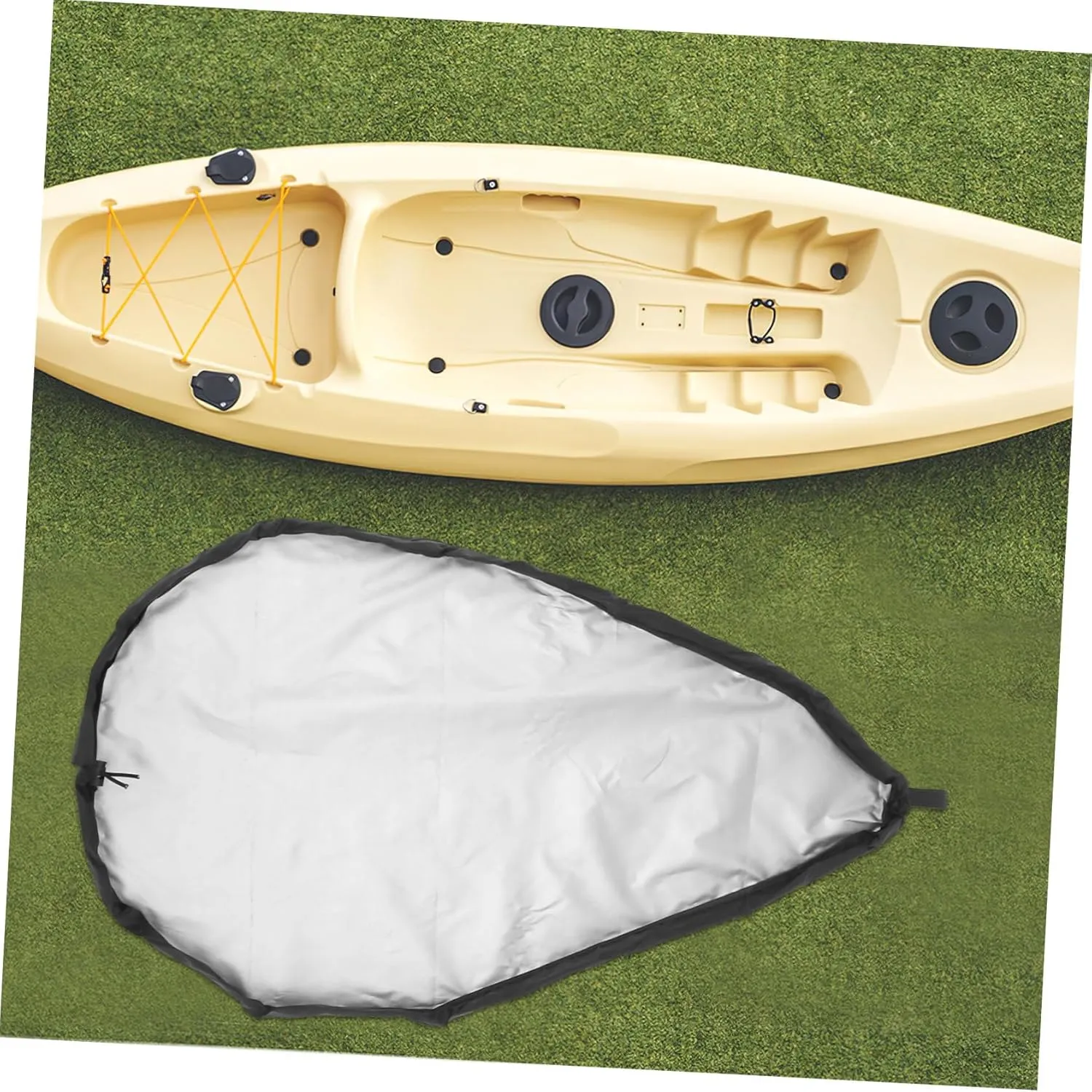 Garneck Banner Kayak Seat Protector Kayak Supplies Cover Black