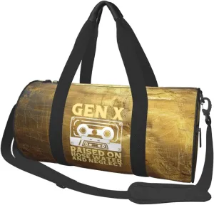 Gen X Raised On Hose Water Neglect Duffel Bag Gym Bag Travel Sports Tote Large Foldable Beach Swim Yoga6