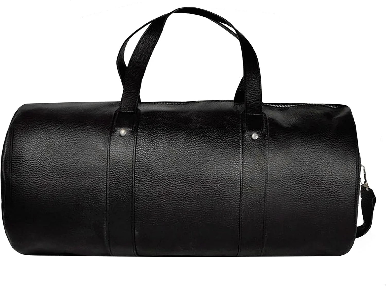 Geniune Leather Travel Duffel Bags for Men and Women/Weekender Travel Overnight Gym Sports Carry On Duffel Bag/Gym bag/luggage bags/Overnight Bag Large Size For Men And Women (Black)