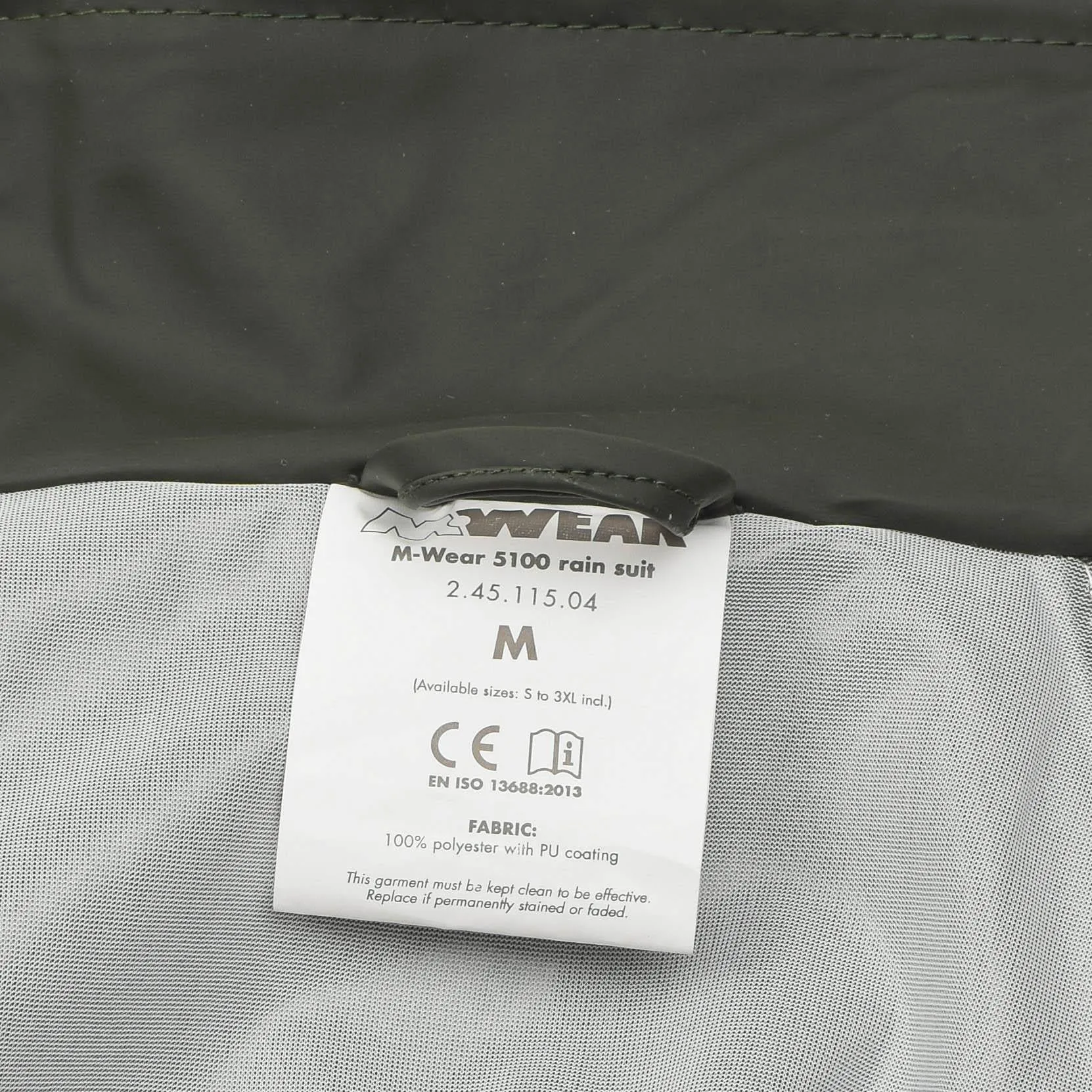 Genuine Belgian army rain jacket waterproof lightweight field jacket olive NEW