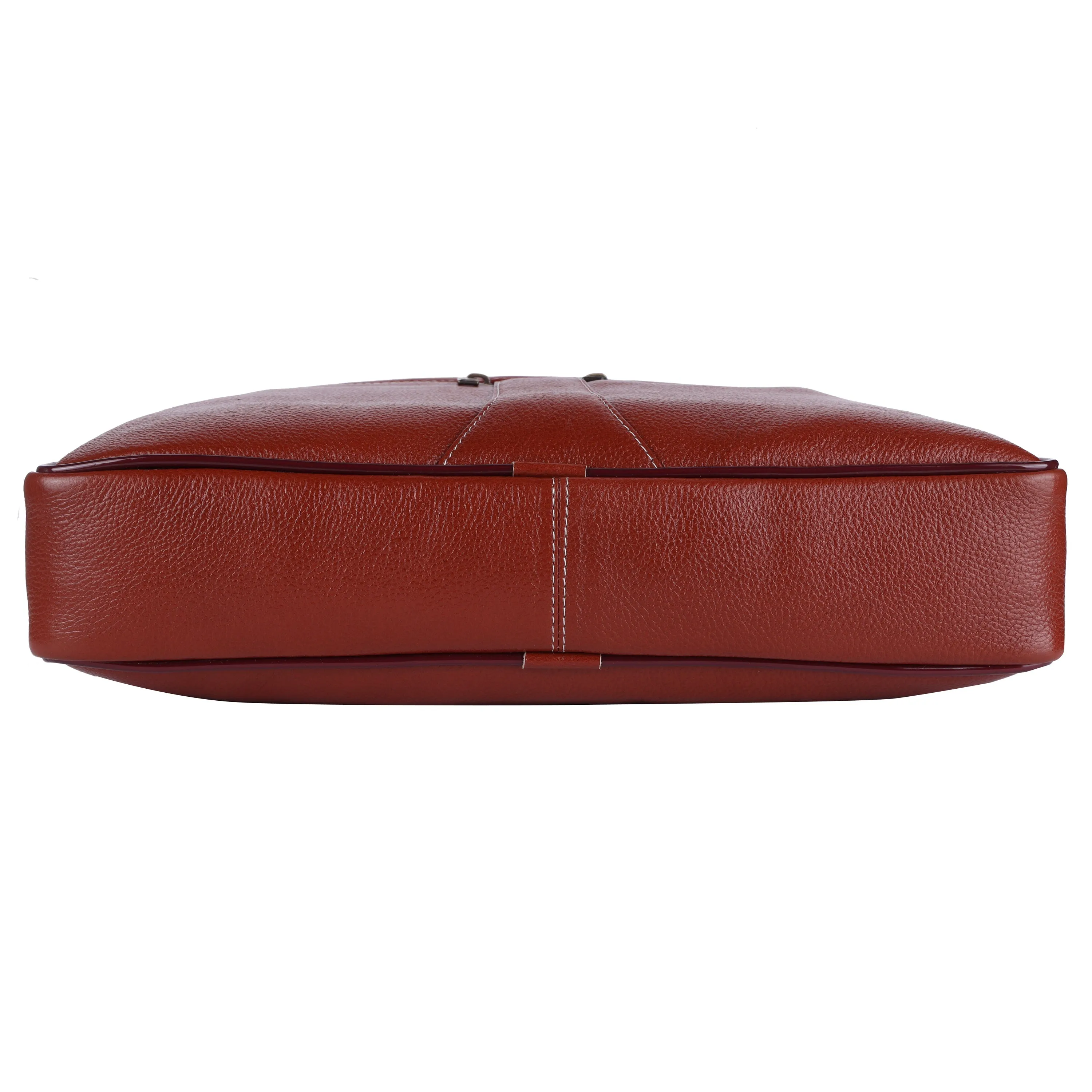 Genuine Bombay Brown Leather Men's Messenger Bag