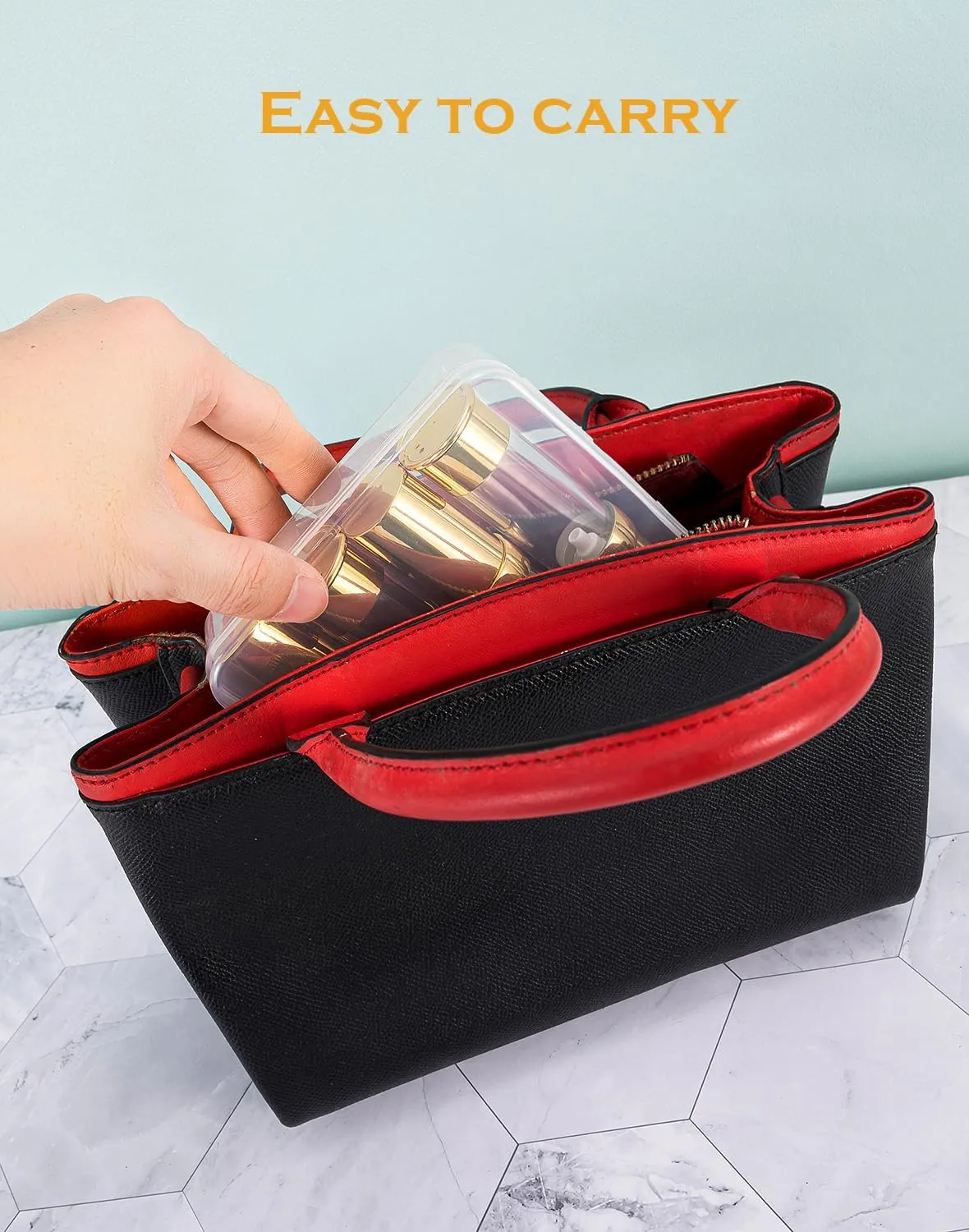 Gold 15ML Airless Pump Bottle Toiletries Travel Size containers mini Makeup Bottle Dispenser with Box Reusable Empty Cosmetic Packaging Bottles (0.5 oz/15 ml, 4 Packs)