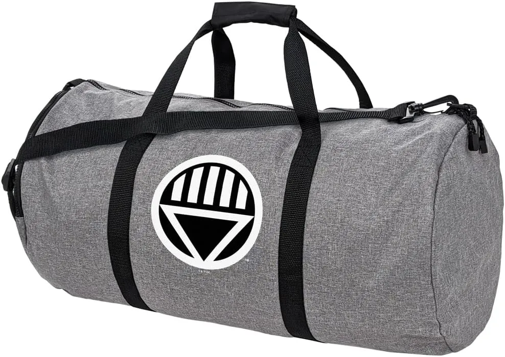 Green Lantern Core Blackest Night Black Lantern Logo Lightweight Duffel Bag for Sports and Gym Packable for Travel