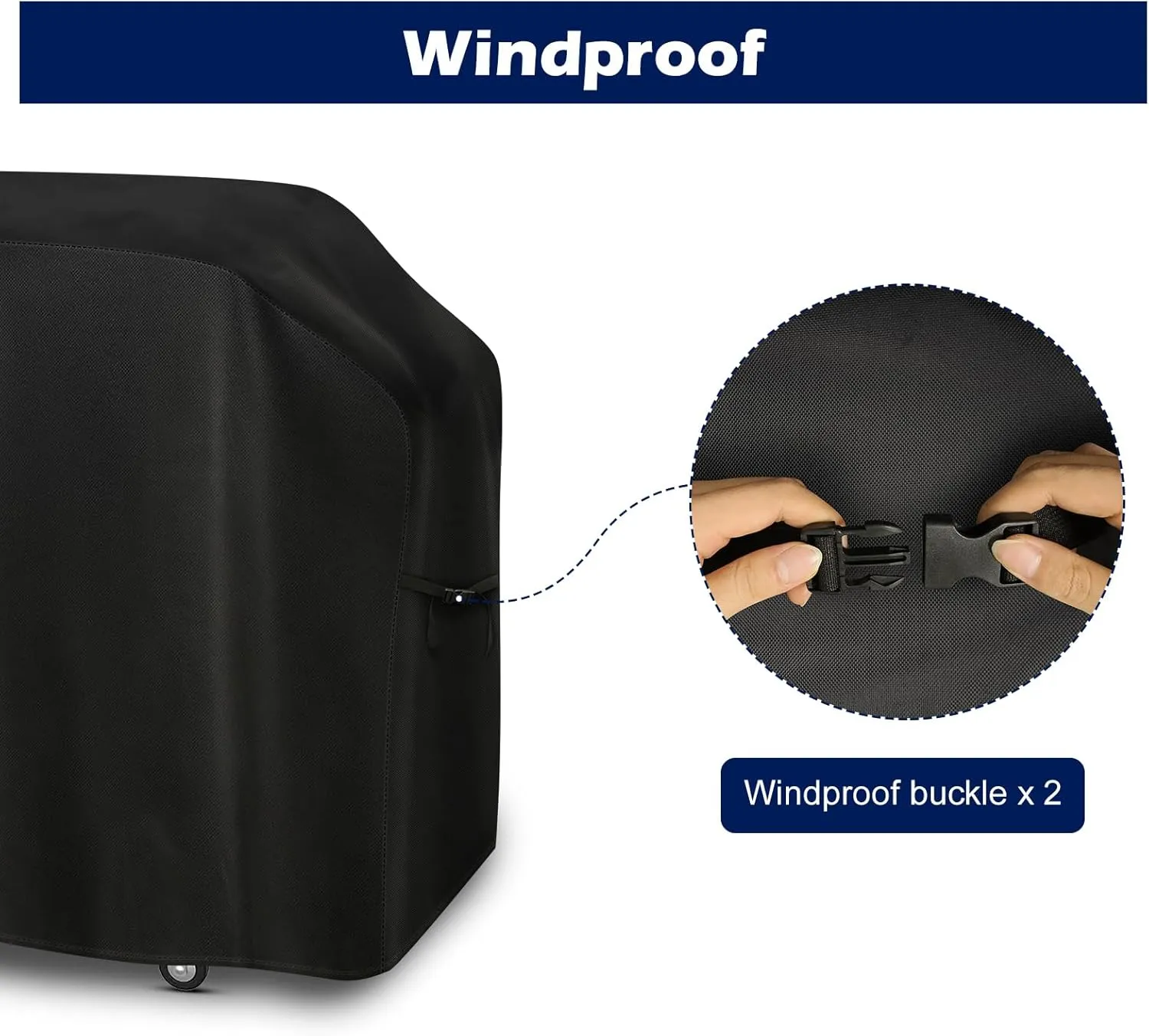 Griddle Cover for Blackstone 28 Inch Griddle Cooking Station with Hood, for Blackstone 1883, 1924 and More, Waterproof Oxford Grill Cover - Only Cover
