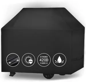 Grill Cover - 58 Inch Waterproof BBQ Cover, Outdoor Heavy Duty Grill Cover