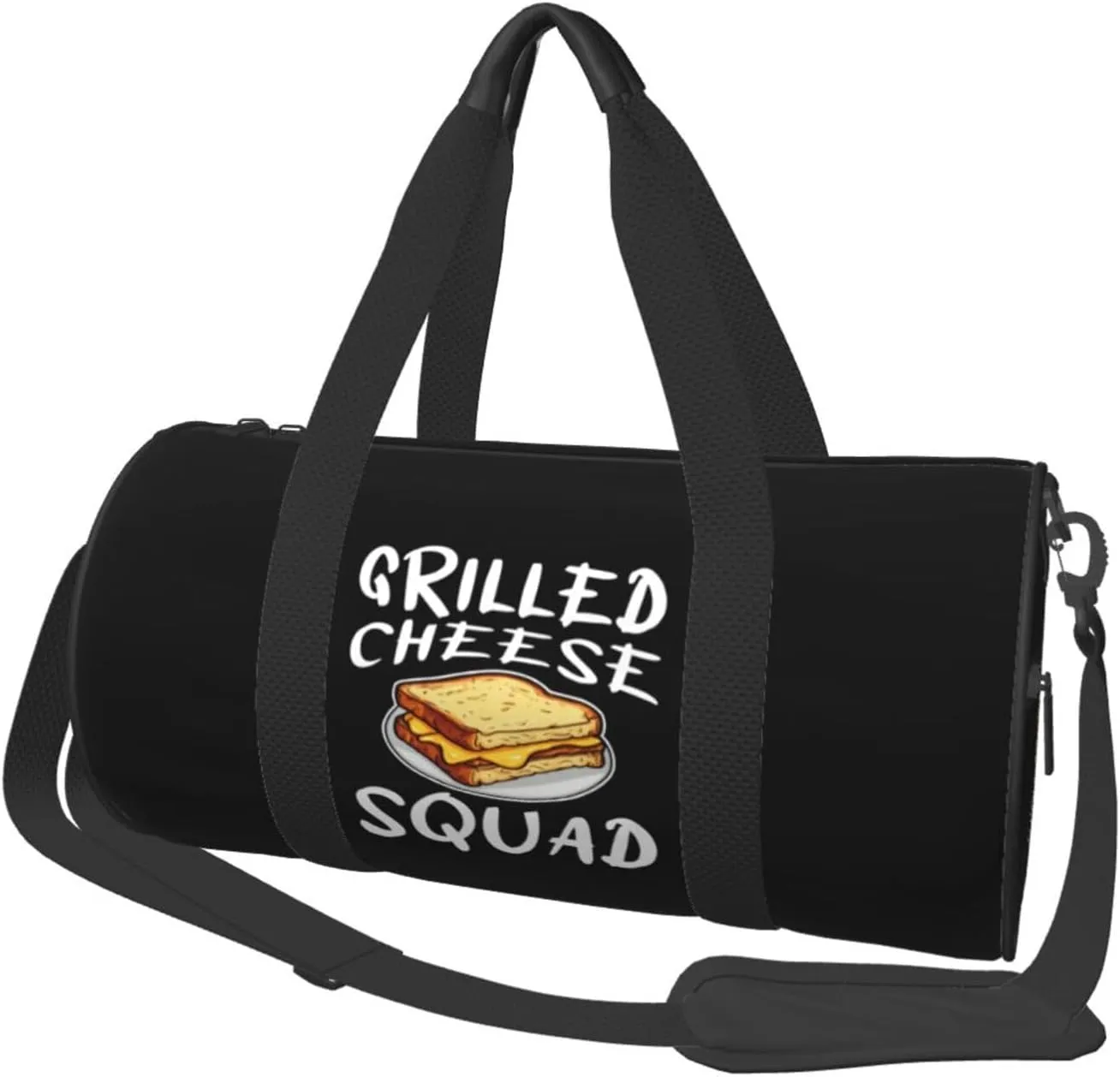 Grilled Cheese Squad Cheese Lover Duffel Bag Gym Bag Travel Sports Tote Large Foldable Beach Swim Yoga7