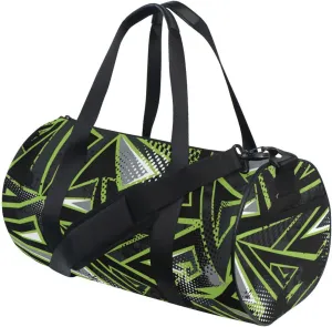Gym Bag for Women and Men Small Duffel Bag for Sports Travel Weekender Overnight Vacation Beach Lightweight Carry on Bag for Boys Girls Abstract Black and Green