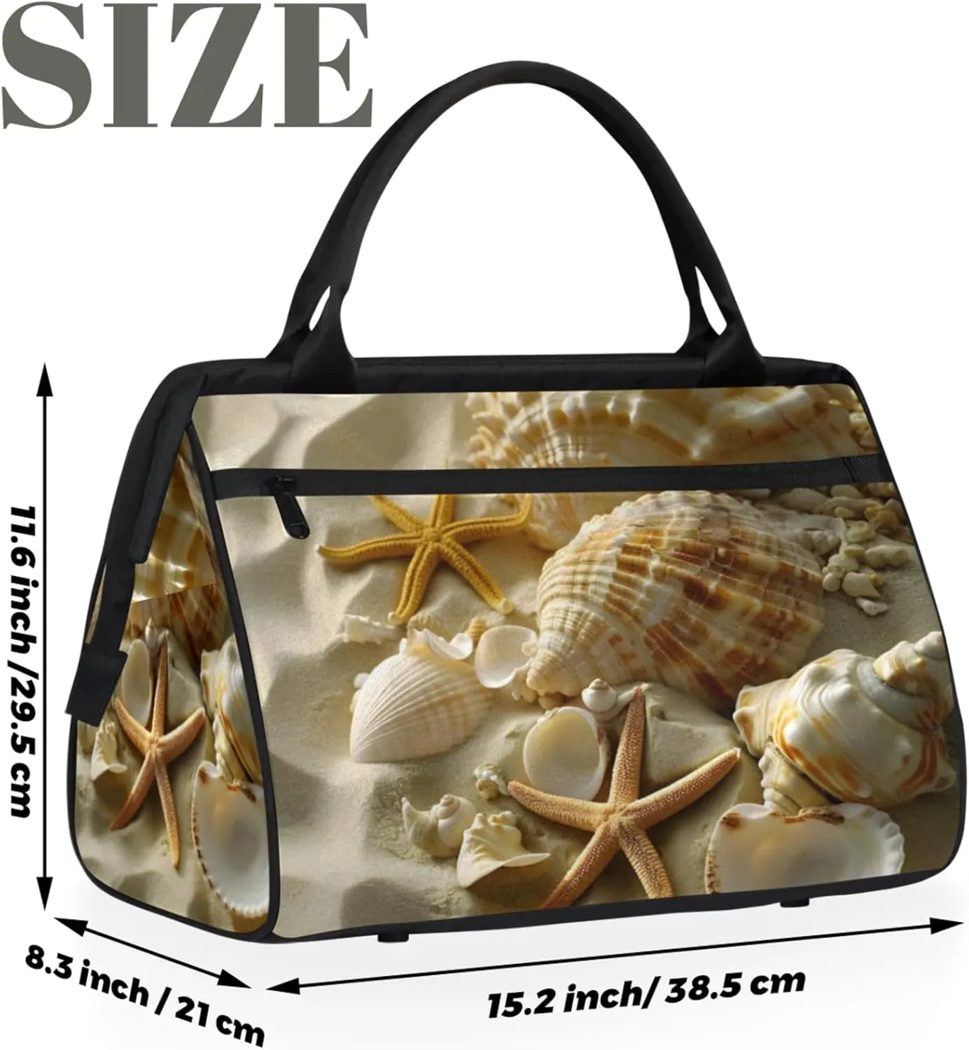 Gym Bag for Women Men, Travel Sports Duffel Bag with Trolley Sleeve, Gym Bag Weekender Overnight Bag Carry On Tote Bag