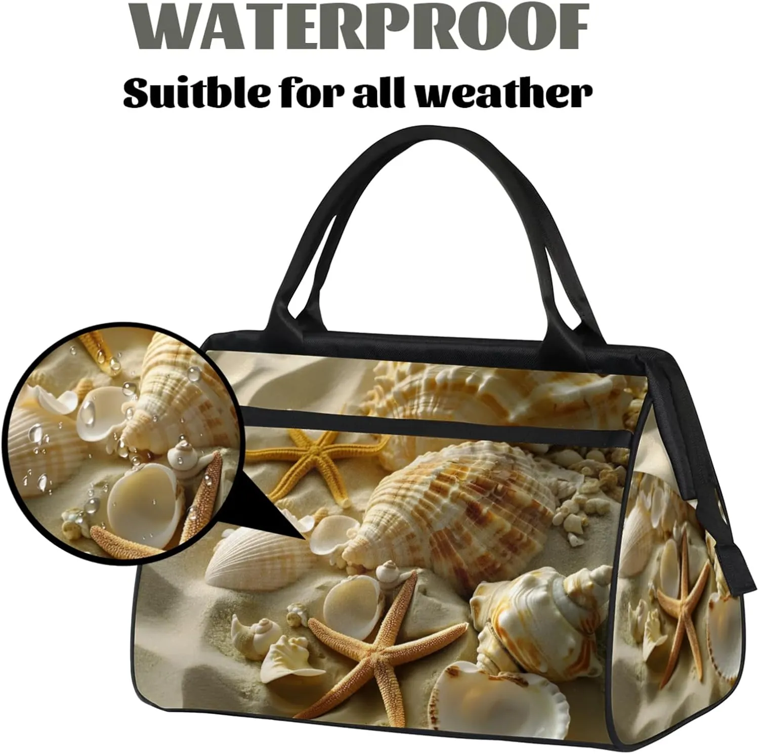 Gym Bag for Women Men, Travel Sports Duffel Bag with Trolley Sleeve, Gym Bag Weekender Overnight Bag Carry On Tote Bag