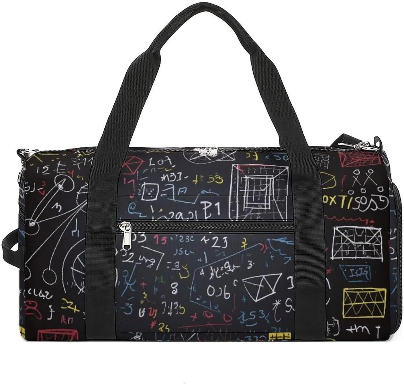 Gym BagMathematics And Physics Classic Lightweight Foldable Gym Bag Workout Exercise Dance Bag Men Women Duffle Bag