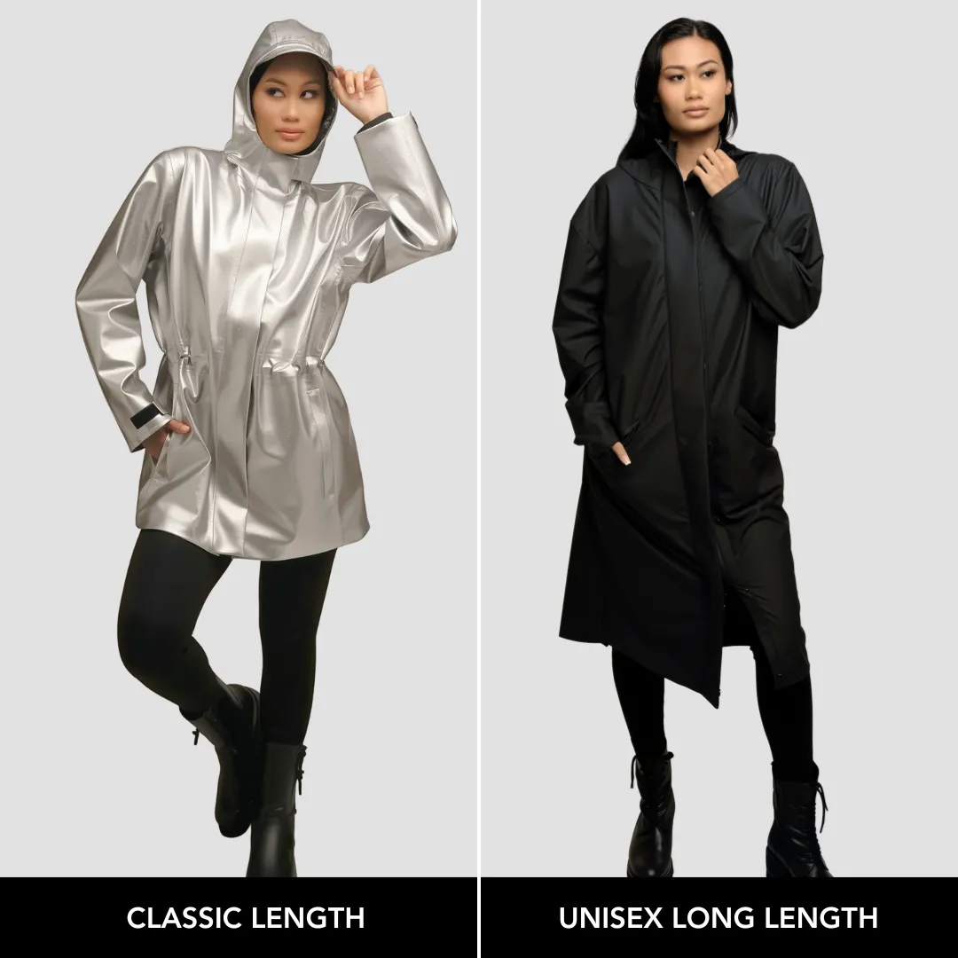 Hairbrella Satin-Lined, Waterproof Rain Jacket