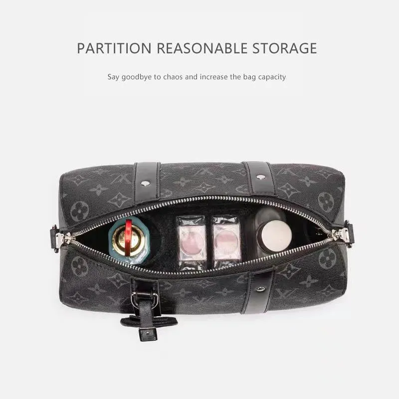 Handbag Organizer for LV Keepall Bag | Designer Purse Insert | Round Bag Storage | Bag Liner | Bag Insert Organizer | Louis Vuitton Organizer | Bag Organizer | Luxury bag