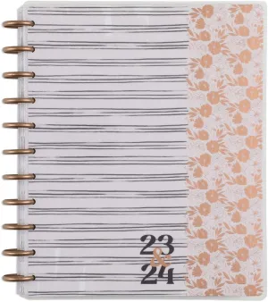 Happy Planner 2023 Daily Planner and Calendar, 18-Month Daily, Weekly, and Monthly July 2023–Dec. 2024 Planner, Vertical Layout with Lines, Homesteader Theme, Big Size, 8 1/2 Inches by 11 Inches