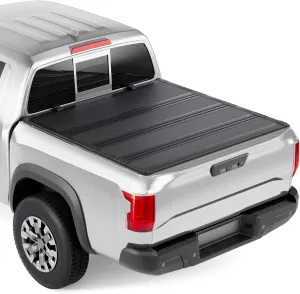 Hard Low Profile Quad-Fold Aluminum Truck Bed Tonneau Cover Compatible with 2023-2025 Nissan Frontier 5ft Bed (60")