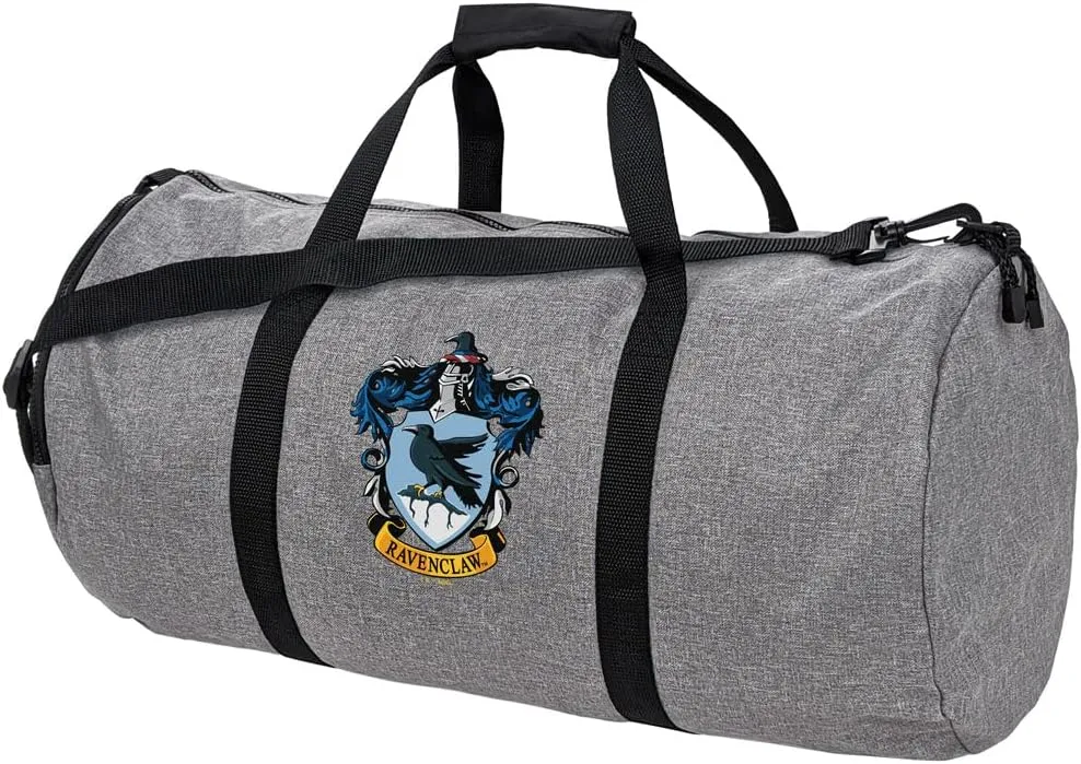 Harry Potter Ravenclaw Crest Lightweight Duffel Bag for Sports and Gym Packable for Travel