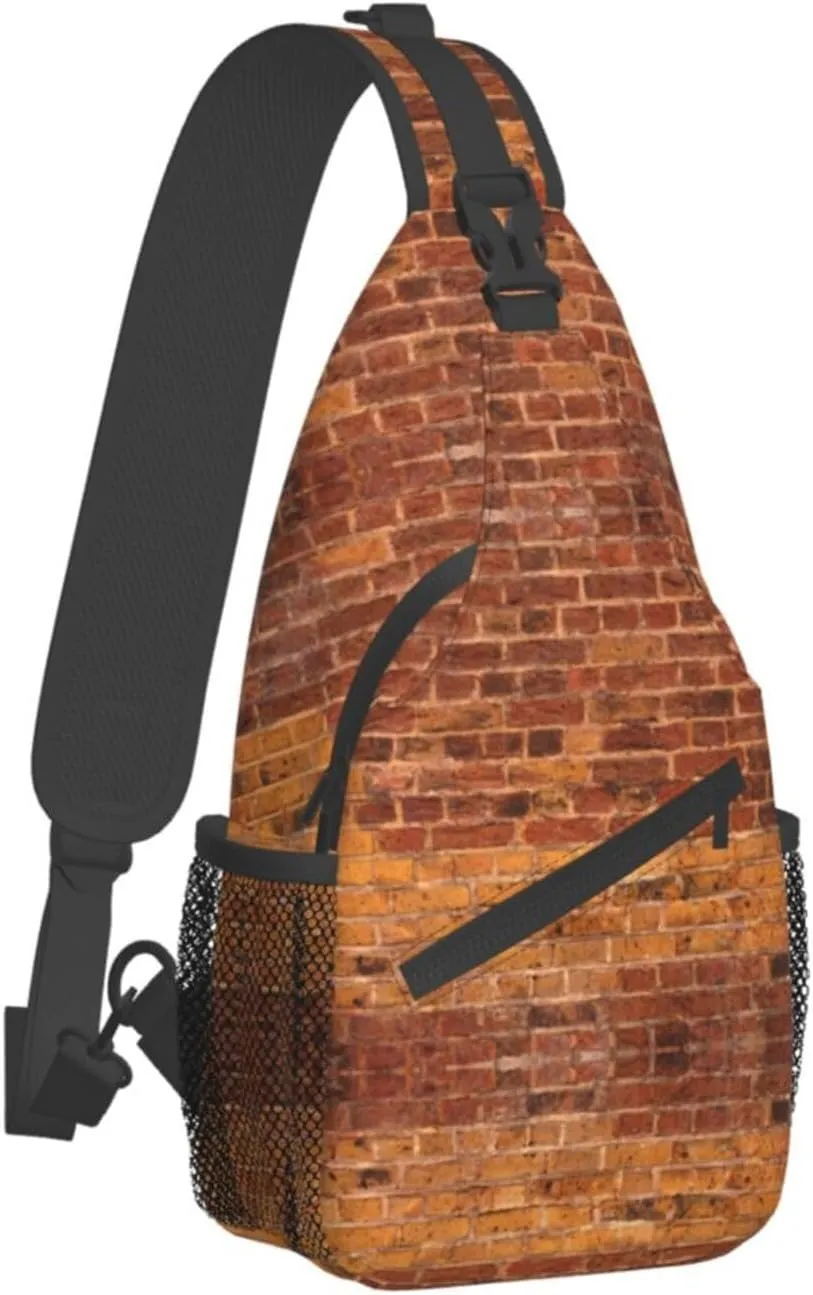 Heaps Of Orange Monarch Butterflies Unisex Crossbody Backpack Travel Hiking Casual Chest Bags Lightweight Fashion
