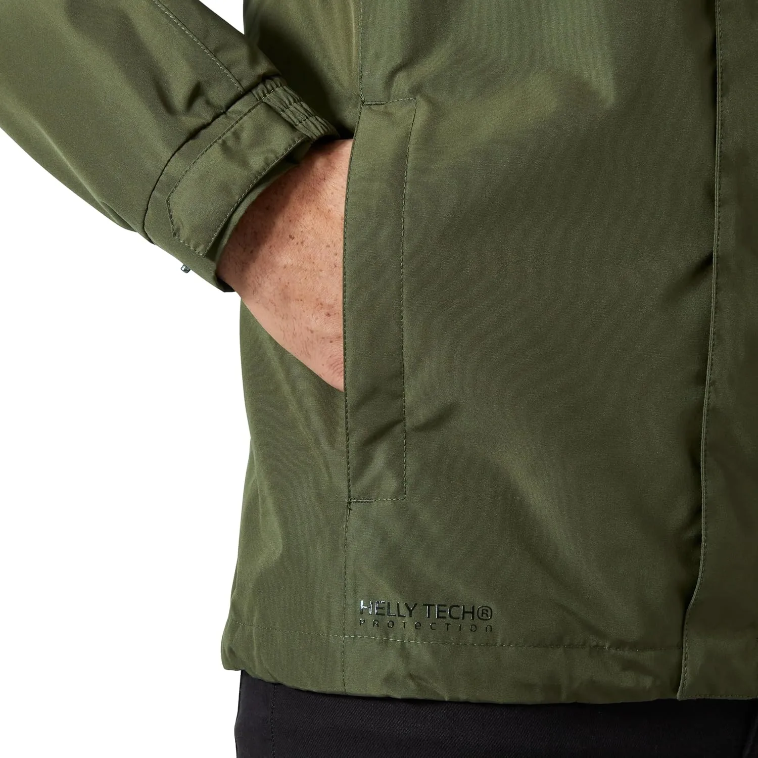 Helly-Hansen Men's Dubliner Waterproof Rain Jacket with Packable Hood