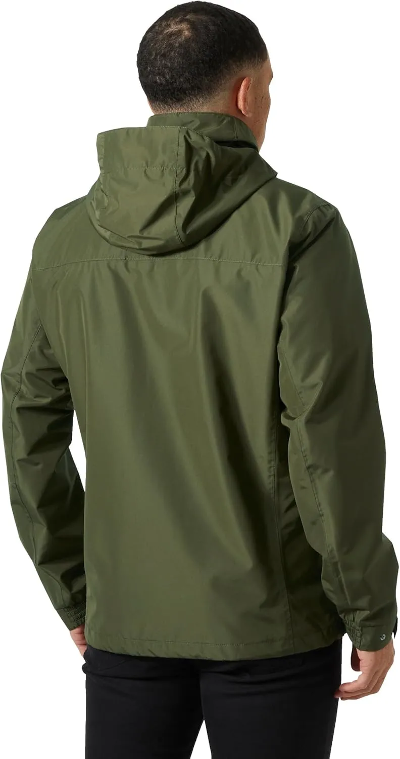 Helly-Hansen Men's Dubliner Waterproof Rain Jacket with Packable Hood