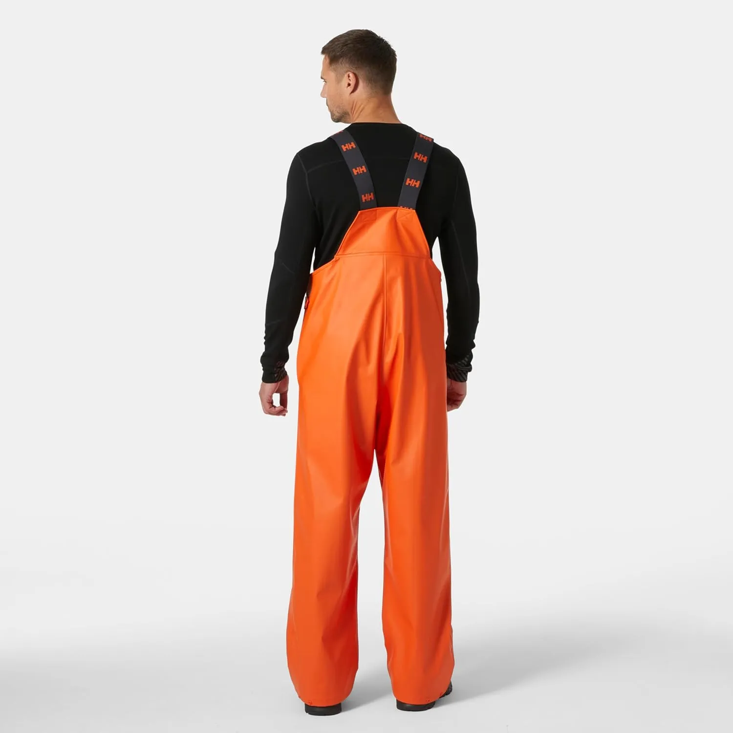 Helly-Hansen Workwear Gale Waterproof Bib Pants for Men Made from Heavy-Duty Protective Polyester/Polyurethane for Mobility