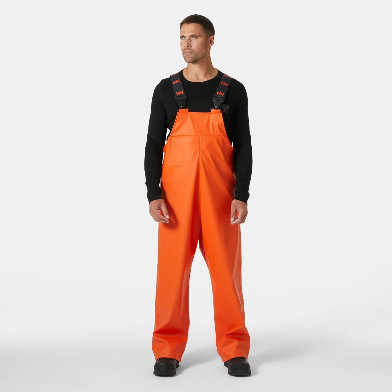 Helly-Hansen Workwear Gale Waterproof Bib Pants for Men Made from Heavy-Duty Protective Polyester/Polyurethane for Mobility