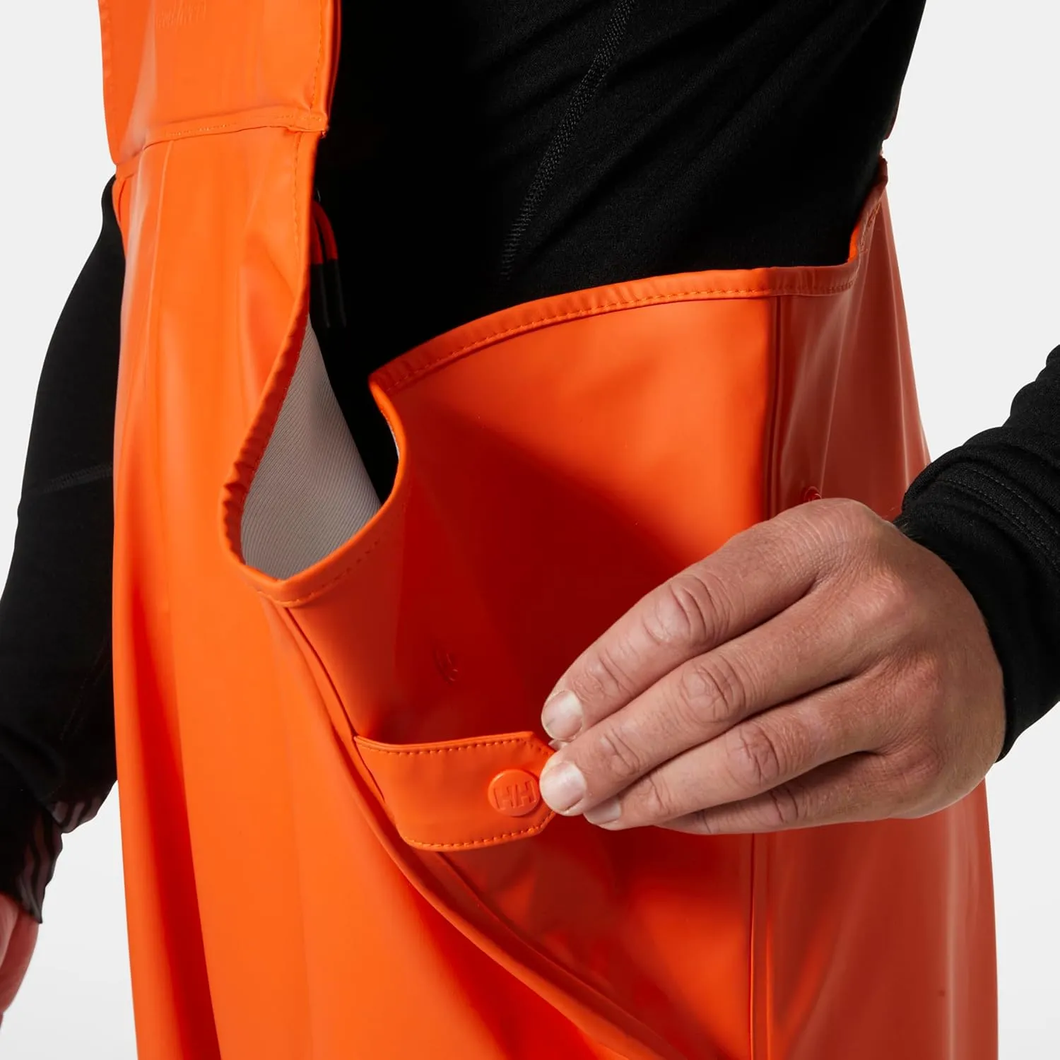 Helly-Hansen Workwear Gale Waterproof Bib Pants for Men Made from Heavy-Duty Protective Polyester/Polyurethane for Mobility
