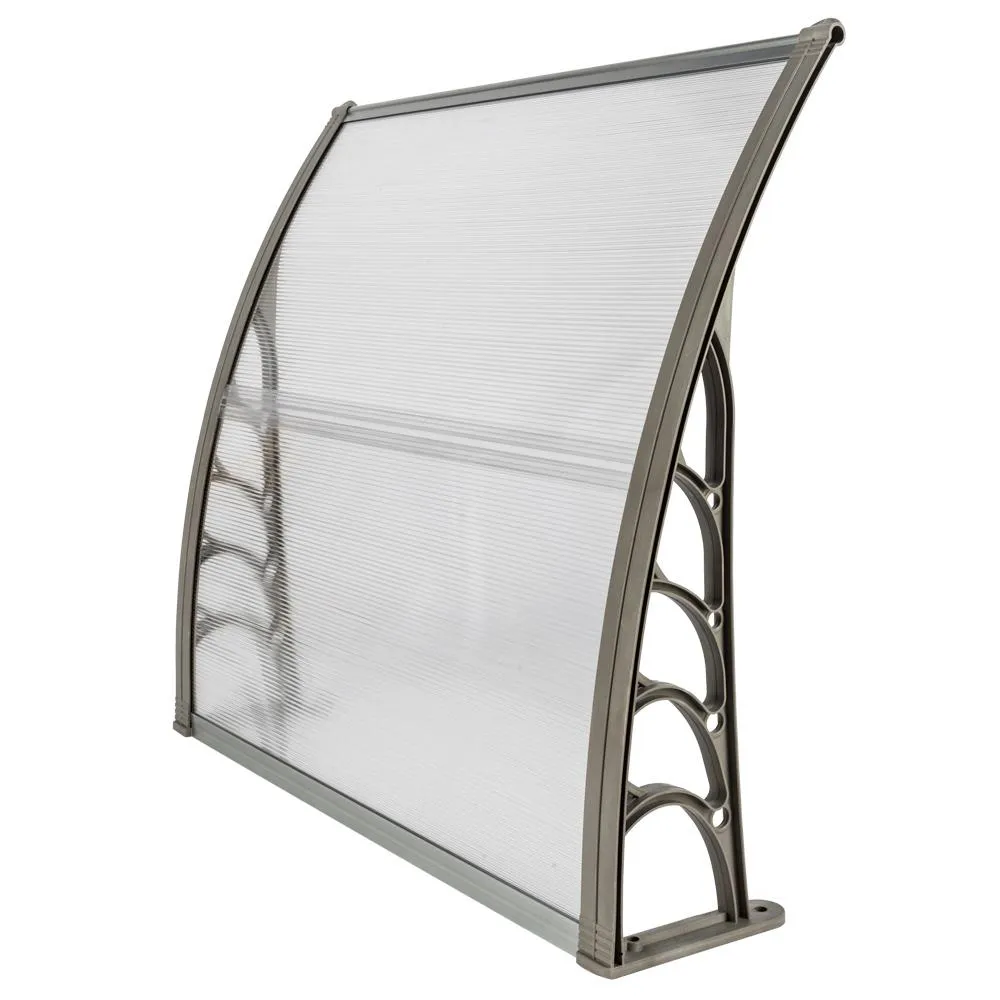 Hommoo 40"x 40" Polycarbonate Window Door Awning