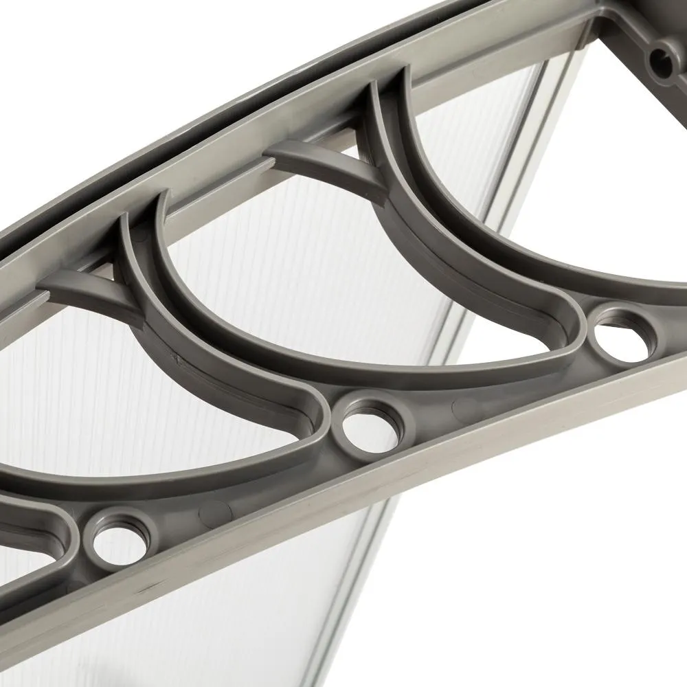 Hommoo 40"x 40" Polycarbonate Window Door Awning