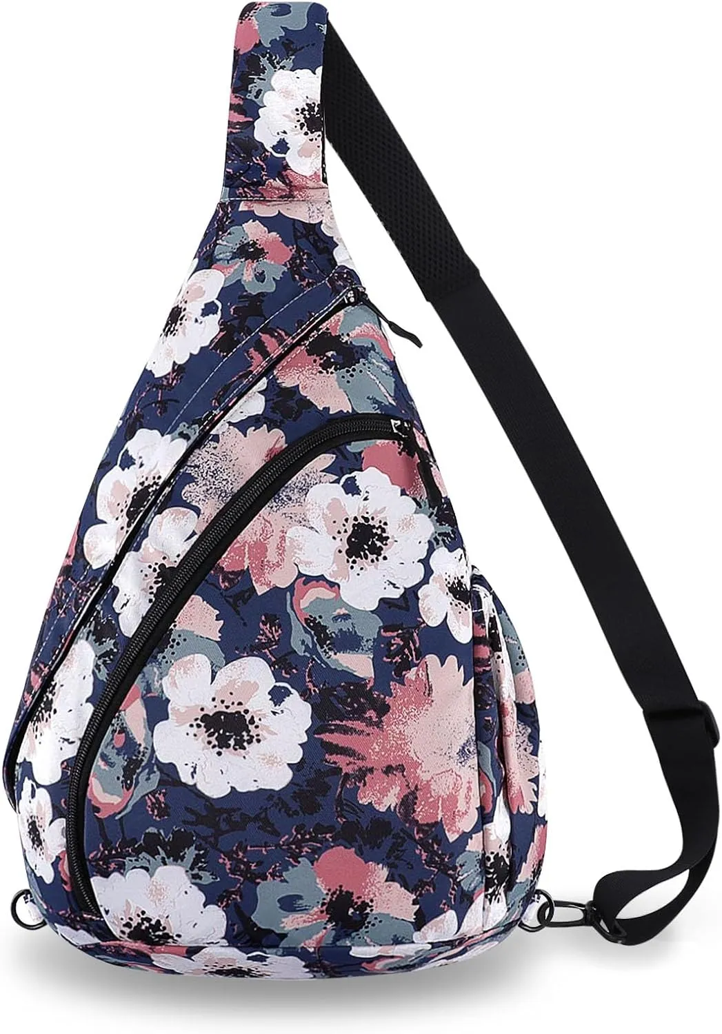 HUA ANGEL Crossbody Sling Bag for Men & Women Lightweight Waterproof Chest Shoulder Bag for Travel Hiking & Everyday Use