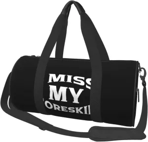 I Miss My Foreskin Duffel Bag Gym Bag Travel Sports Tote Large Foldable Beach Swim Yoga5