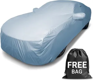 iCarCover Premium Car Cover for 1979-2003 Jaguar Vanden Plas Heavy Duty Waterproof All-Weather Automobiles Custom Fit Indoor Outdoor UV Snow Protection Covers with Straps and Bag