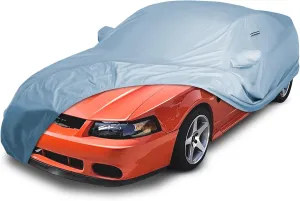 iCarCover Premium Car Cover for 1999-2004 Ford Mustang Saleen Heavy Duty Waterproof All-Weather Automobiles Custom Fit Indoor Outdoor UV Snow Protection Covers with Straps and Bag