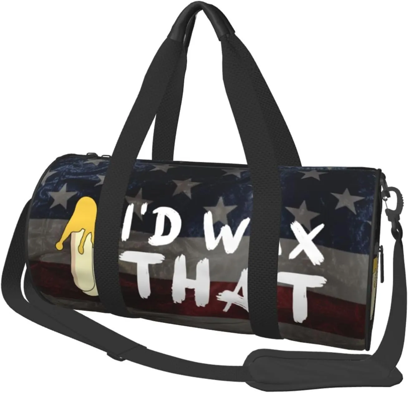 I'D Wax That Duffel Bag Gym Bag Travel Sports Tote Large Foldable Beach Swim Yoga9