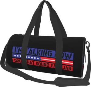 I'M Talking Now Does That Sound Familiar Duffel Bag Gym Bag Travel Sports Tote Large Foldable Beach Swim Yoga4