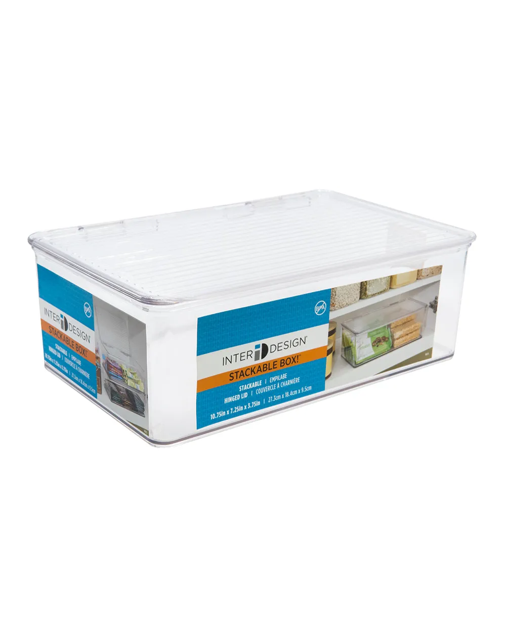 inch X Premium customer care Kitchen Box Binz Inter Prompt response Clear design 10.7 3.7 Stackable 7.1 X