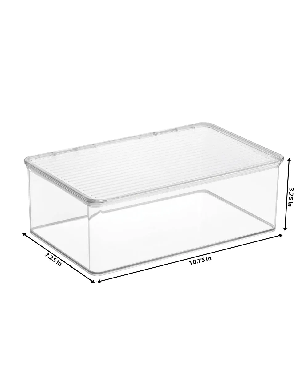 inch X Premium customer care Kitchen Box Binz Inter Prompt response Clear design 10.7 3.7 Stackable 7.1 X