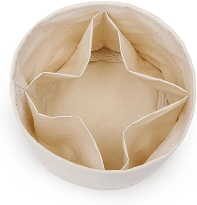 Insert Bag Lined Cosmetic Storage for Tote Organizer Insert Makeup Lightweight and Practical Liner Bag (Beige,Small)