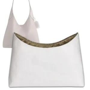Insert for Brooklyn 23, 28, 39, Made of Dupont Paper and Satin Silk Liner, Bag Organizer with Zipper Pocket, 34 Interior Colors (Size 39, Black)