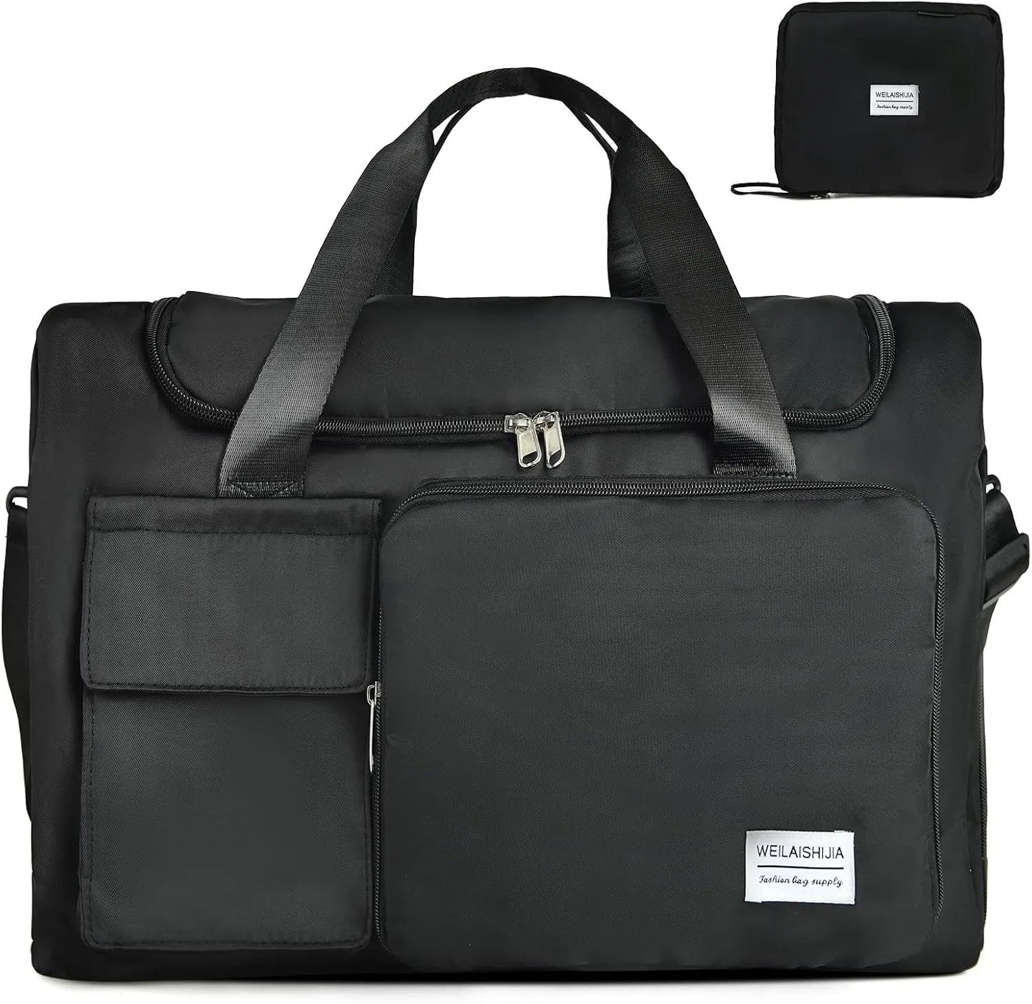 IwIeIaIrI Fitness Workout Gym Duffle Bag for Women with Shoes Compartment Waterproof Tote Bag and Weekend Bag for Girls Travel Duffle Bag with Dry and Wet Separation for Sports Activity Yoga Camping