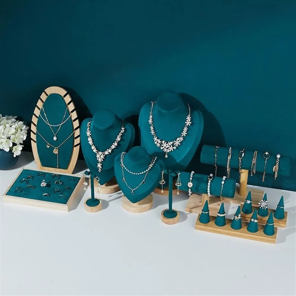 Jewelry Organizer Jewelry Display Accessories for Shooting in Shopping Mall, Custom Velvet Jewelry Display Rack, Lightweight Storage Ornaments Jewelry Stand