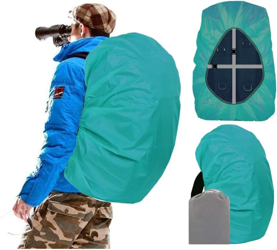 Joy Walker Waterproof Backpack Rain Cover, 10000mm Waterproof Level, Upgraded Anti-Slip Cross Buckle Straps, Four Strengthened Layers for Hiking Camping Traveling