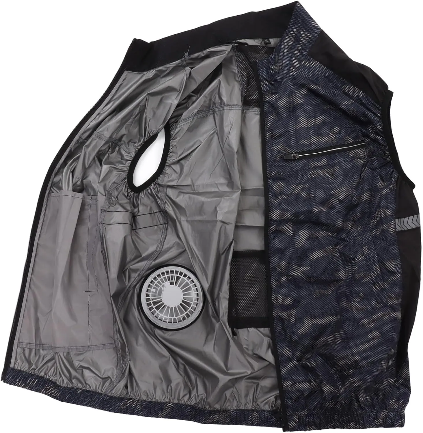 JTLB Cool Vest Cooling Fan Vest Air Conditioned Clothes for Working Fishing Hiking Outdoor Activities (XXL)