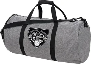 Justice League Athletic Shield Logo Lightweight Duffel Bag for Sports and Gym Packable for Travel