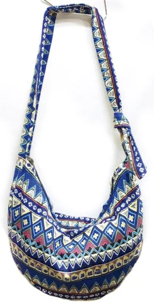 KARRESLY Women's Sling Crossbody Bag Ethnic Style Shoulder Bag with Adjustable Strap