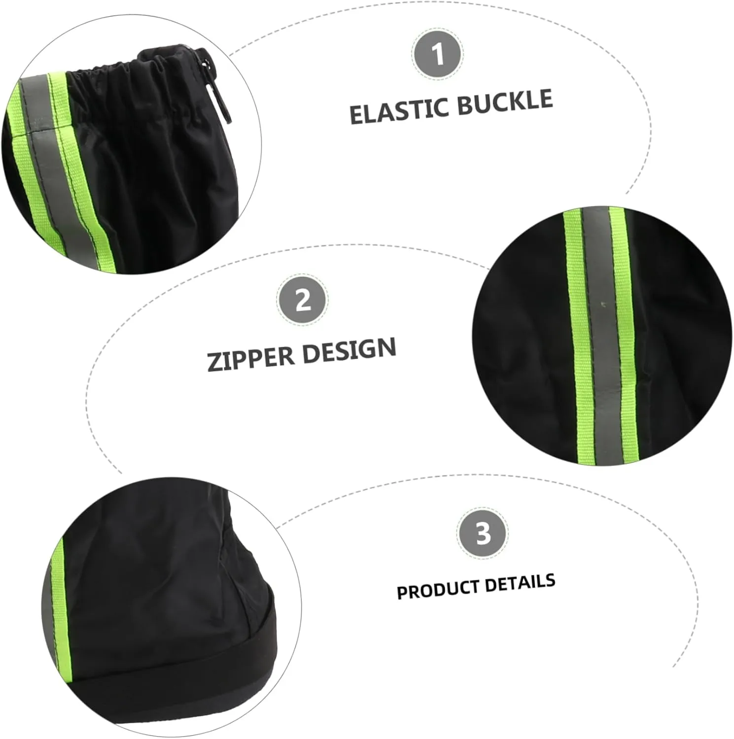 KESYOO Shoe Cover Leg Unisex Guards Lightweight Durable Protector Snowshoeing Outdoor Hiking Gaiters Prevent