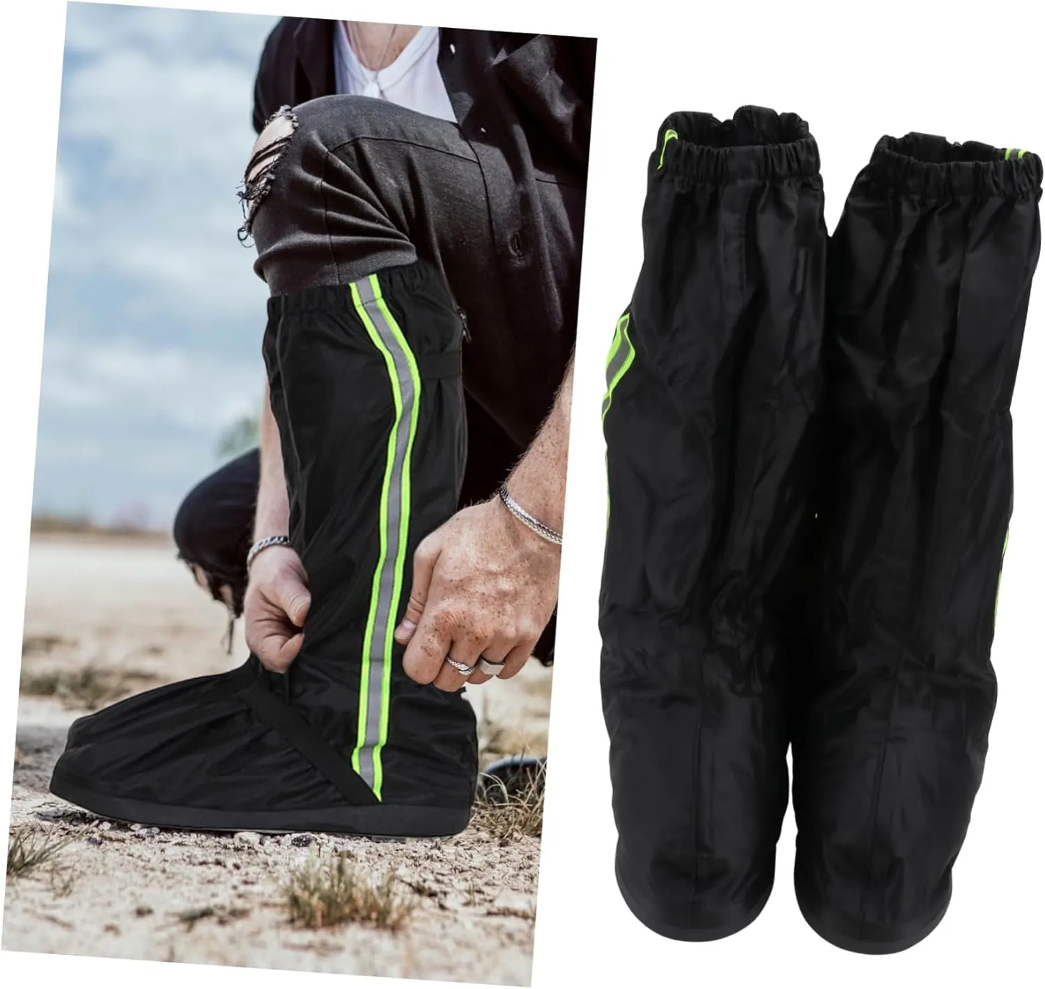 KESYOO Shoe Cover Leg Unisex Guards Lightweight Durable Protector Snowshoeing Outdoor Hiking Gaiters Prevent