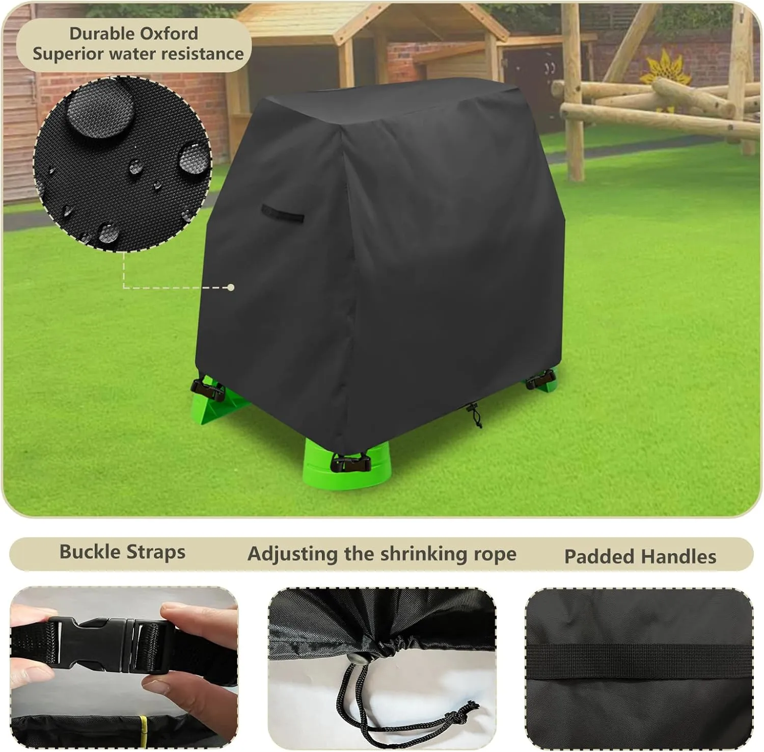 Kids Water Table Cover Fit Rain Showers Splash Pond Water Table,Waterproof Dust Proof Anti-UV Outdoor Toys Cover-Cover only