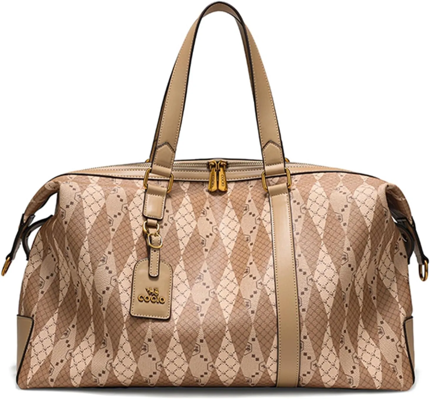 KingTo Large Travel Duffle Bag Trendy Weekender Overnight Bag for Women - Carry On Tote for Gym, Luggage, Sports Outdoors