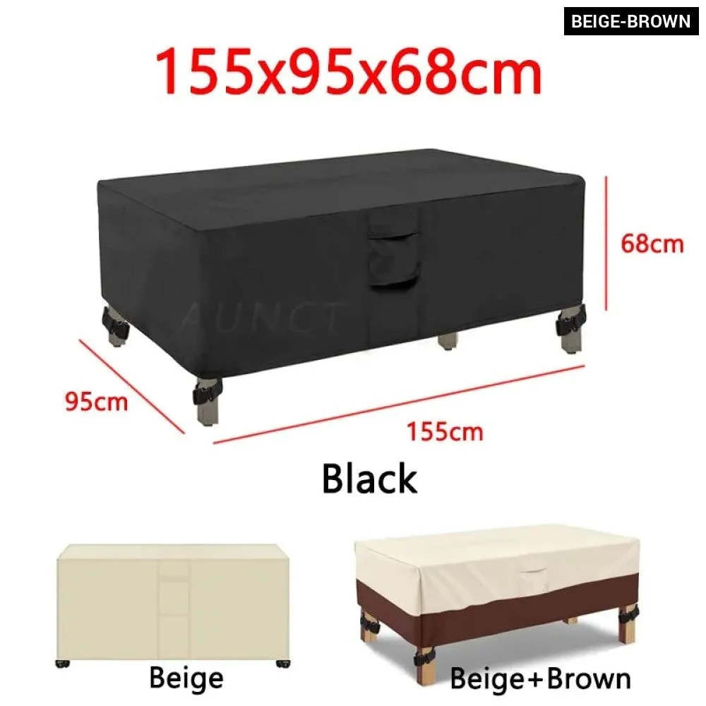 L Shape Corner Outdoor Sofa Cover Waterproof Rattan Corner Furniture Cover v Shape Protective Dust Covers